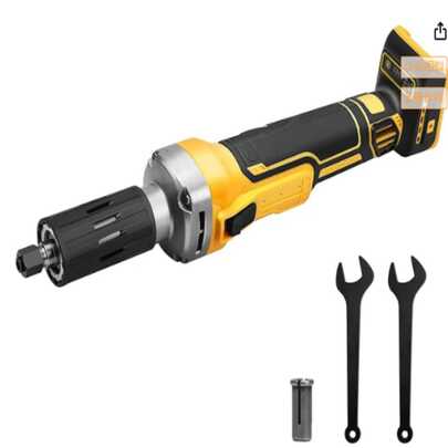 Cordless Die Grinder Compatible, Brushless Straight Grinder For Rust Removal, Grinding, Polishing, Deburring