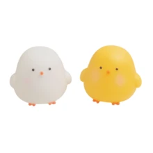 1pc Cute Little Chicken Night Light, Soft Light, Button Battery Powered (Without Plug), Suitable For Outdoor Bedroom, Bedside, Study, Office Lighting Decoration, Giving Friends, Classmates, Colleagues, Family, Holiday Birthday Gifts - Multicolor - View 6