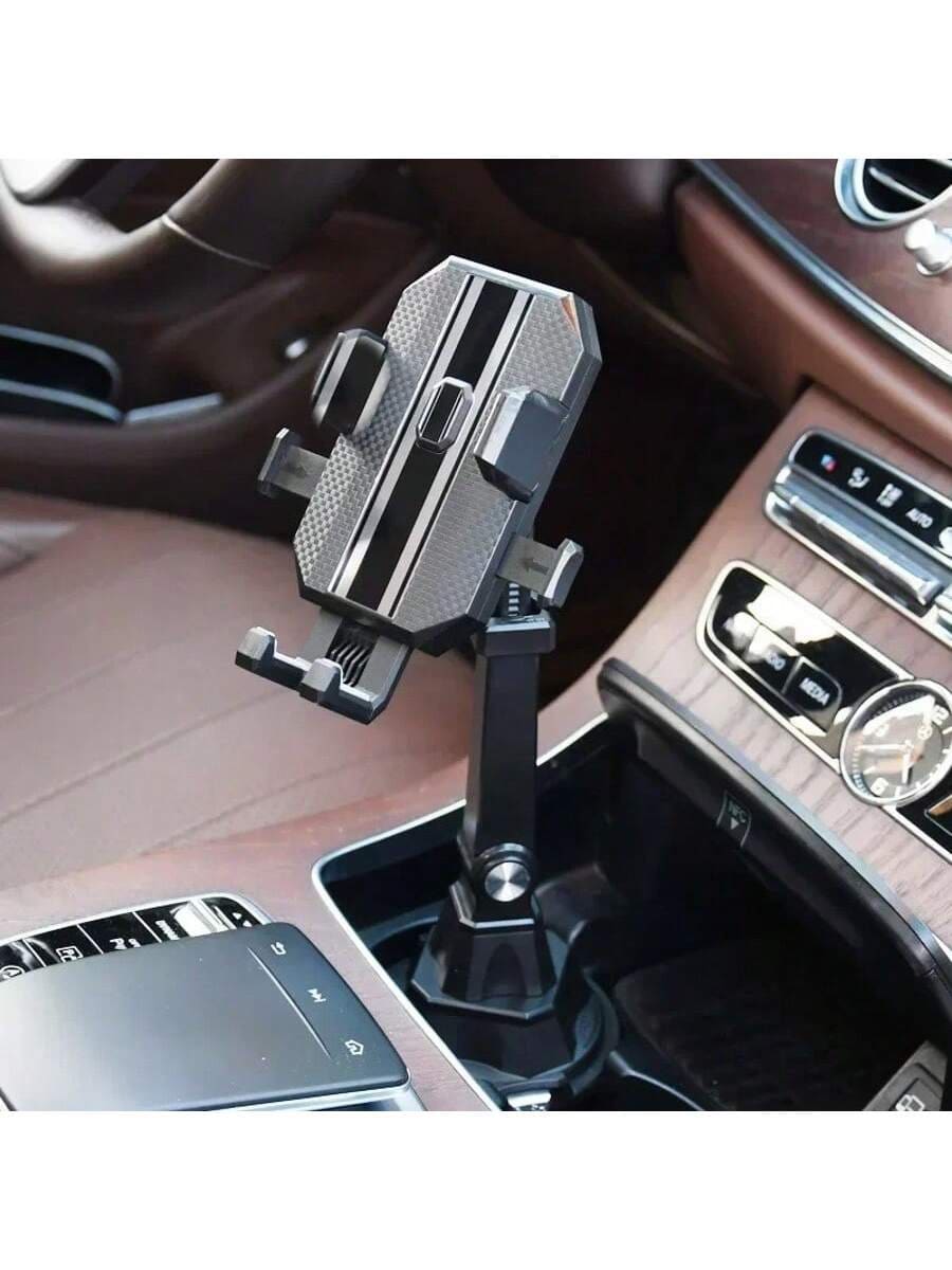 Einstellbarer Getränkehalter Handyhalterung Universal Autogetränkehalter Handy Halterung Ständer kompatibel mit iPhone, Android Smartphone, Geschenk für Geburtstag, Familie, Freunde als Sommergeschenk, Autoaccessoires Handyhalter mit hoher Tragfähigkeit