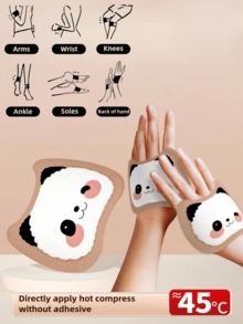 10 pezzi Scalda mani e piedi riutilizzabili a forma di panda carino, ideali per attività all'aperto come campeggio, sci, studio, lavoro, equitazione, pesca. Alternativa alla borraccia, si riscaldano in 3 secondi, durata lunga, calore spontaneo e naturale senza odore. Regalo di Natale perfetto per donne, regali personalizzati, regali di Natale, scalda mani, regali per uomini, calze natalizie, scalda mani ricaricabili