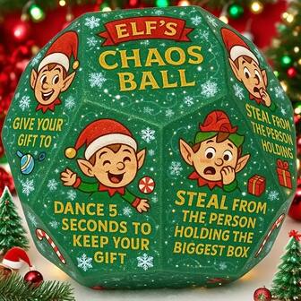 2 piezas Juego de dados de intercambio de regalos de Santa Claus - Juguete de fiesta navideña de 12 caras con diseño festivo, dados de plástico de 3x3x3 pulgadas, adecuado para mayores, entretenimiento familiar, regalo navideño para personas y adultos, fiesta de Navidad