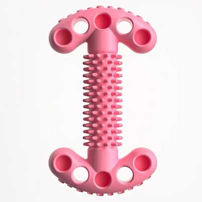 1-Pack Dog Chew Toy With Arrow Design - Durable Thermoplastic Rubber, Easy-Clean Design For All Dog Breeds & Sizes, Portable Chew & Teething Toy For Puppies, Chihuahuas, Small Dogs, Large Dogs, Dog Accessories, Teething Dog Toy, Playful Dog Design, Easyclean Material