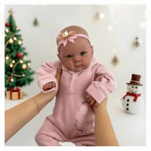 New Arrival Anatomically Correct 18 Inch 45 CM Reborn Baby Dolls Realistic Newborn Baby Toddler Doll With Full Body Vinyl Girl Dolls Birthday And Xmas Present - Hot Pink - View 12