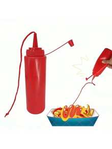 2025 恶作剧减压挤压瓶，逼真沙拉酱分配器玩具，番茄酱恶作剧礼物，生日/返校礼物 - 彩色 - 查看 3