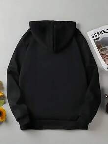 Women Hoodie Black  Logo City Skyline Print Casual Sweatshirt For Football Fans - màu đen - Xem 2