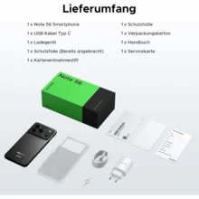 DOOGEE Note 56 Android 16 智能手机（无合约），6150mAh 电池，8.45mm 超薄 + 6.56 英寸高清 + 90Hz 经济型手机，八核，24 GB + 64 GB，4G 双卡解锁手机，Face ID/GPS/OTG - 北極白 - 查看 9