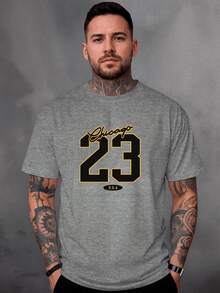 Men T-Shirts - 灰色 - 查看 1