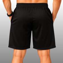 Kit 3 Men's Dry-Fit Chimpa Reflective Bermuda Shorts With Zipper Pocket Training Running Sports Outdoors - 套件 3 個單元 - 查看 6
