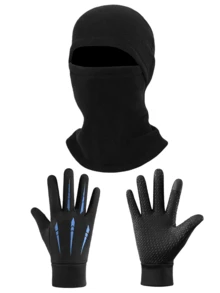 1 Pc, Men's Winter Warm Gloves, Unisex Gloves, Bicycle Gloves, Thick Gloves, Touch Screen Gloves, Snow Gloves, Skiing Gloves