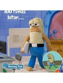 1件 2025 最新时尚比基尼海滩居民趣味毛绒玩偶树懒鱼吊坠玩偶，包包挂饰 - 生日礼物、圣诞礼物、派对礼品、最佳礼物