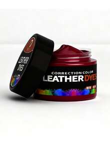 1 件 50 克皮革着色剂，黑白树脂材料，用于修复褪色、划痕、磨损的鞋面，配有涂抹海绵，适用于沙发、皮包、皮带、方向盘、黄色、红色、棕色、米色 - 酒紅色 - 查看 12