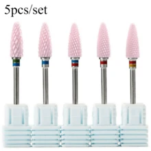 Professional Ceramic Nail Drill Bits Set For Quick Gel Nail Removal Suitable For All Nail Types Durable Ceramic Nail Files Perfect For Home Salon Use Easy To Clean Long Lasting Nail Drill Accessories Essential For Manicure Pedicure - Multicolor - View 11