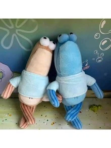 1件 2025 最新时尚比基尼海滩居民趣味毛绒玩偶树懒鱼吊坠玩偶，包包挂饰 - 生日礼物、圣诞礼物、派对礼品、最佳礼物