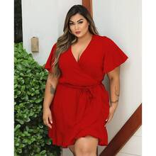 HELOISA RED DRESS - Red - View 9