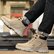 Men Work & Safety Shoes - 卡其色 - 查看 10