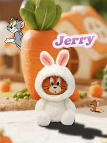 Officially Licensed Classic Jerry Mouse Plush Keychain – Adorable Brown Furry Design with Pink Nose & Black Eyes, Premium PP Cotton Material, Versatile Bag Charm/Phone Decor for Tom & Jerry Collectors, Perfect Gift for Animation Fans, Compact 12cm Size & Jerry Collectors, Perfect Gift for Animation Fans, Compact 12cm Size & Jerry Collectors, Perfect Gift for Animation Fans, Compact 12cm Size, Festive & Casory