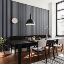 1pc Wood Grain 3D Self-Adhesive Wall Sticker, Waterproof & Oil-Proof PVC Wallpaper, Easy To Install & Peel, Durable & Anti-Scratch, Home Decor Wallpaper, Pre-Lined Design, Semi-Gloss Finish, Rectangular Shape, Multi-Surface Application, One-Time Use For Ceramic Surface Vinyl Home Renovation Wallpaper, 17.71X393.7inch Wall Paper Wall Stickers Wall Decor Room Decor Bedroom Decor