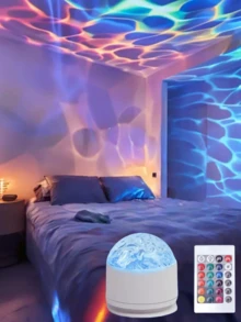 16 Color Aurora Night Light Cube With Remote Control That Can Be Replaced At The Same Time, Suitable For Bedroom And Living Room Wall Decoration, Very Suitable For Gift Giving Ocean Lights