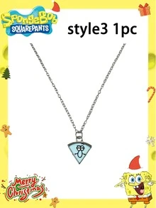 SpongeBob SquarePants Bộ 5 mặt dây chuyền hình bánh pizza xốp, quà tặng hợp kim độc đáo, dễ thương, giá trị cao, phù hợp cho các cặp đôi và bạn thân, lựa chọn tốt nhất để trang trí không khí tiệc tùng, cũng thích hợp để trang trí nhà cửa, phòng ốc, quà Giáng sinh cho bạn gái sau khi tốt nghiệp, quà tặng ngày Valentine. - Nhiều màu - Xem 9
