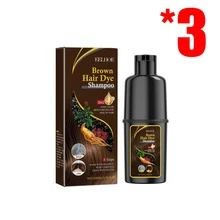 100ml,Brown Dyeing Shampoo, Gentle And Quick Coloring, Even Hair Color, Long-Lasting Color Lock Without Fading, Adds Hair Color Luster, Does No Harm To Hair, Fashionable Hair Color Shampoo - màu nâu - Xem 9