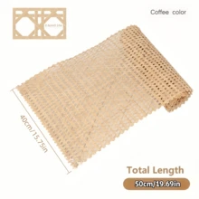 Hogar y Vida, Artes, Artesanía y Costura, Manualidades DIY, Bandas tejidas a mano de ratán - Materiales segmentados antivirus - Duradero y resistente - Perfecto para manualidades y jardinería (color café), Bandas decorativas tejidas de ratán natural de 40 cm a 45 cm, Bandas de tejido octagonal de ratán - Tejido de ratán plástico - Color de la madera - Ver 21