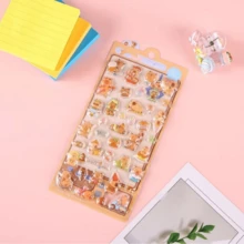 3D Embossed Capybara Cartoon Animal Cute Decorative Stickers, Suitable For Phone Cases, Planners, Crafts, Fun Stickers, Diary Decorations, Embossed Stickers, Cute Stickers, Water Bottle Stickers, Arts & Crafts, School Supplies, Back To School, Cute Reward Stickers, Interesting Stickers, Book Decorations, Adult Stickers, Water Bottle Stickers