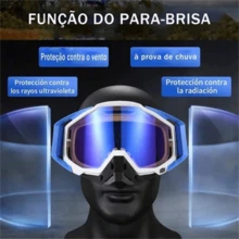 100 Motocross Goggles And Off-Road Windshield - Gold - View 5
