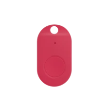 1 peça de alarme antiperda oval de curto alcance, localizador de chaves, alarme bidirecional, carteira de telefone, dispositivo inteligente antiperda, alarme antiperda para animais de estimação, compatível com Android, alimentado por bateria de botão (CR2032, substituível), adequado para lembrete de perda de itens (quando o dispositivo vinculado é colocado a mais de 25 metros de distância)