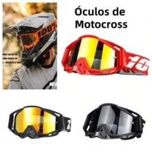 100 Motocross Goggles And Off-Road Windshield - Black - View 1