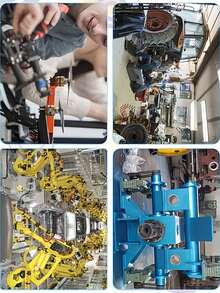 70 stycken M3-M12 insticksbrickor, plommonformade brickor, lagerklämmor, fasta ringar och en kombinationssats med fästkomponenter - Svart - Visa 6