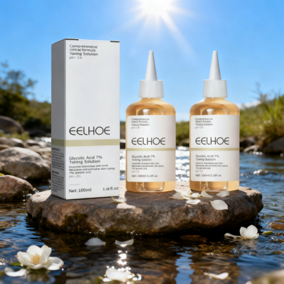 Two Bottles Of 7% Glycolic Acid Toner, Exfoliating, Restoring Your Skin, Addressing Blemishes And Acne, While Replenishing Moisture And Nutrients To Your Skin