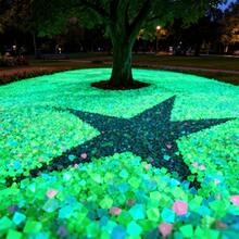 5000 Glow Stones, Solar-Powered Outdoor Garden Path Stones, Luminous Pebbles, Suitable For Garden Path Decoration, Aquarium Decoration, Landscape Lighting, And Vase Fillers. Multiple Colors Available. - 彩色 - 查看 5