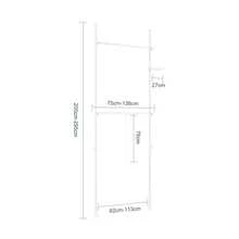 SoBuy FRG109 Telescopic Wardrobe System With 2 Clothes Rails Clothes Storage System Shelving System Clothes Rack Light Grey - White - View 3