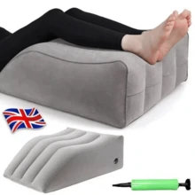 Leg Elevation Pillow, Inflatable Leg Rest Pillow For Elevating Leg, Elevating Leg Support Pillow For Bed, Leg Wedge Pillow For Reduces Back Pain & Improves Circulation - Default - View 12