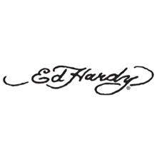 Ed Hardy 042 Sunglasses With Leather Case, Unisex, Wrap Around With Crystal Skull & Roses - Amethyst - View 3