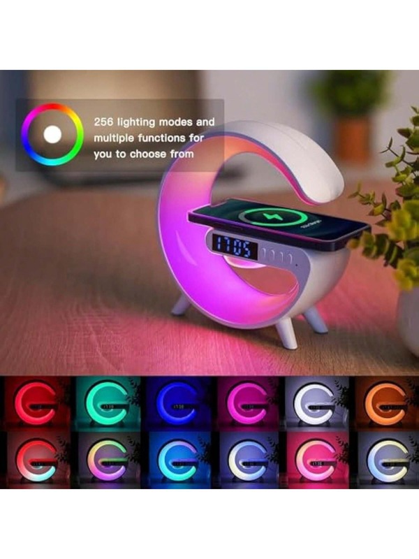 Altavoz inalámbrico Carga inalámbrica Atmósfera Luz nocturna Sistema de sonido Regalo de cumpleaños para novio, novia o hermano