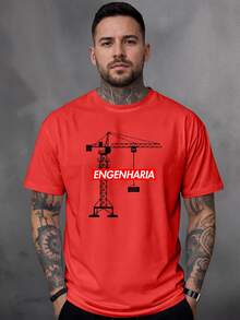 Men T-Shirts - 紅色 - 查看 1