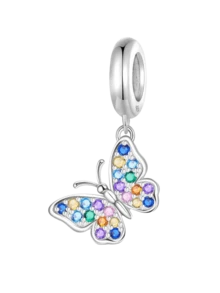 1件装 时尚925纯银蝴蝶系列串珠，适合女士手链、手镯DIY首饰制作及日常穿搭配饰，适合女孩佩戴 - 串珠 - 查看 13