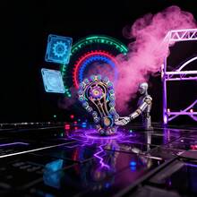 2025 新品上市 - 机械爱好者必备，金属机械减压指链，齿轮造型，生日礼物 - 节日礼物 - 圣诞礼物 - 完美礼物 - 彩色 - 查看 2