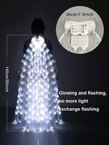 LED Luminous Wings Suitable For Stage Performance, Lighting Decor, Clothing Accessories, Holiday Gifts, Belly Dance Costumes, Festival Party Decor, Room & Home Decor, Theme Party Decor, Valentine's Day Decor, Also Applicable To Carnival Costumes And Performances - Glowing Wings - View 11