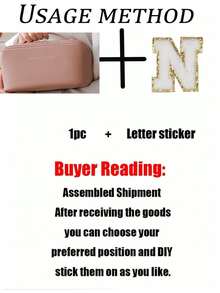 Túi du lịch đa năng, có ngăn đựng mỹ phẩm, túi trang điểm chống thấm nước bằng da PU, túi đựng mỹ phẩm hai lớp dung tích lớn, túi xách du lịch đa năng dành cho nữ, túi đựng đồ vệ sinh cá nhân, túi đựng mỹ phẩm, túi trang điểm, túi đựng đồ vệ sinh cá nhân, vật dụng cần thiết khi đi du lịch, đi du thuyền, đi nghỉ mát, unisex - Nhiều màu - Xem 5