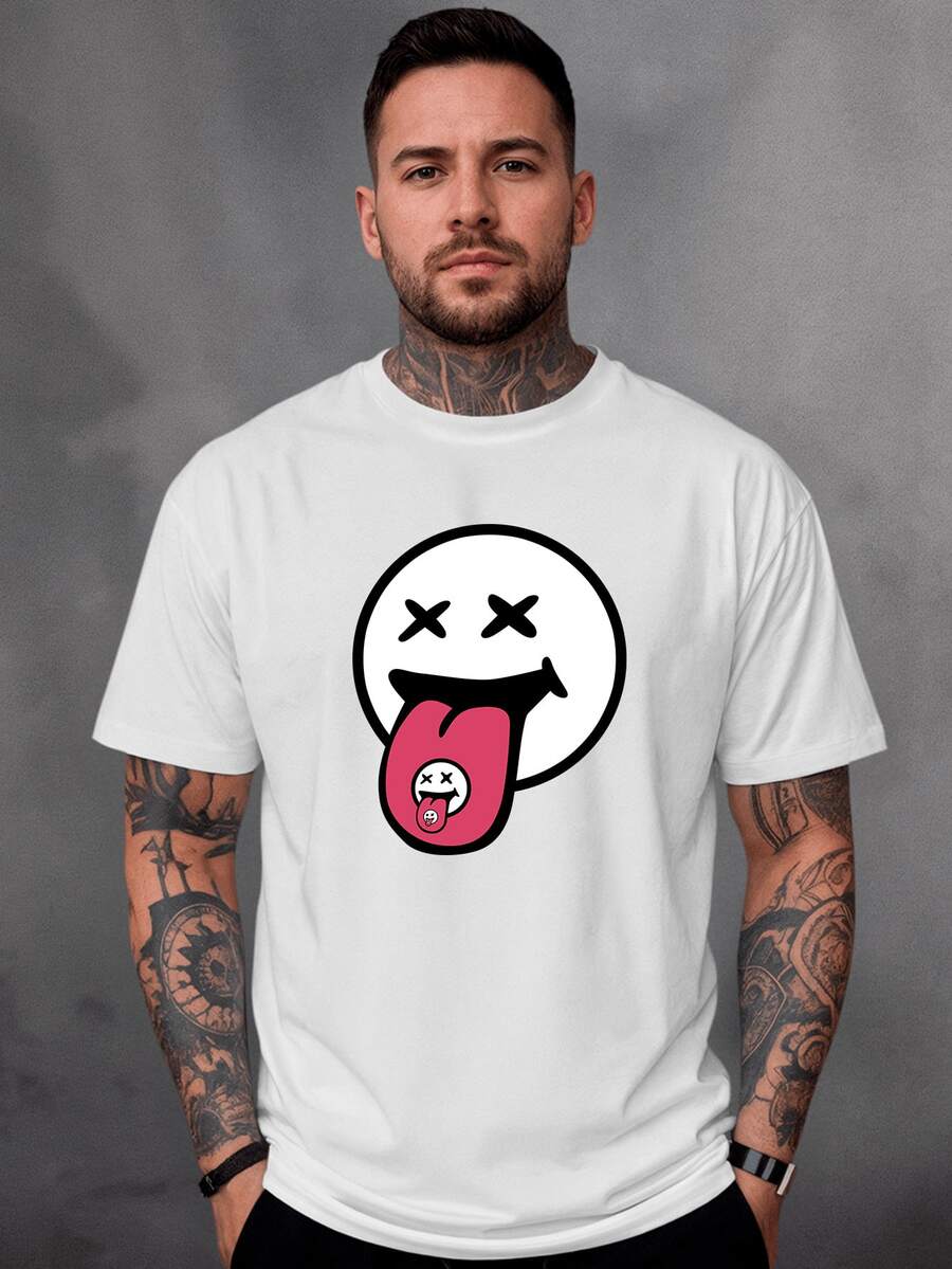 Men T-Shirts - 白色 - 查看 1