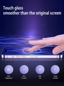 【3片装】适用于OPPO/OnePlus手机的防刮高清钢化玻璃屏幕保护膜，兼容OPPO RENO 13、A98、OnePlus 13R、Nord N200等机型。9H钢化玻璃全屏覆盖，易于安装，晶莹剔透，无气泡，防刮花，防碎裂，防指纹。适合作为节日/圣诞节/生日礼物/送给家人/朋友/男女朋友等各种场合的礼物。 - 無色 - 查看 11