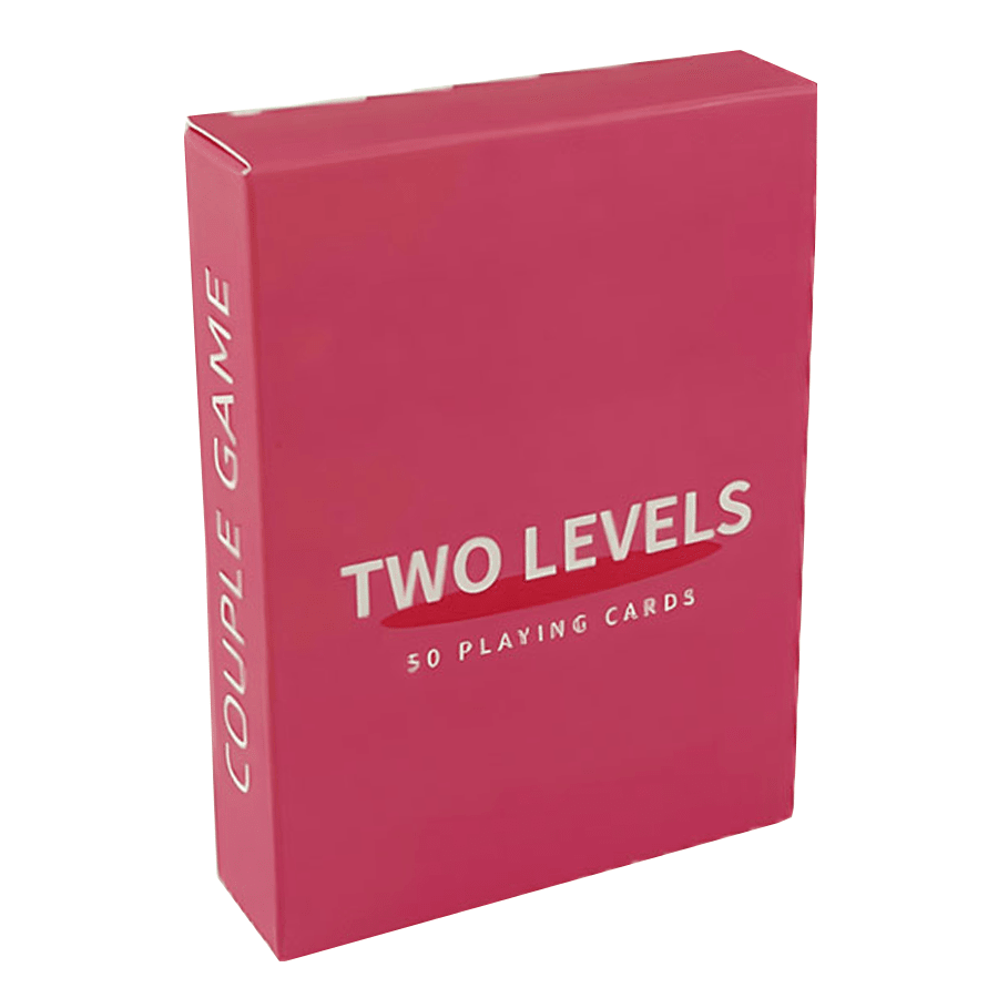 Two Levels Creative Card Game For Couples, A Party Strategy Card Game Prop, A Popular Interactive Game Suitable For Holidays, The Perfect Choice For Christmas And Valentine's Day Gifts.