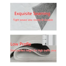 1 Stück Fußballfeld Muster bedruckter Teppich, Kunstwoll-Matte - hochabsorbierend, leicht zu reinigen, geeignet für Heimdekoration, Bauernhaus, Eingangsbereich, Innenbereich, Zimmer, Küche, Esszimmer, kleines Büro/Homeoffice, Spüle, Waschküche, Fußmatte, Küchenmatte, rutschfeste Matte