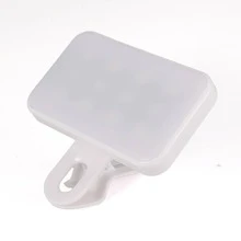 Luz de relleno LED para selfie, Luz de relleno LED para teléfono, Luz de relleno portátil de 3 modos de iluminación, Mini luz de relleno portátil con clip, Para maquillaje, transmisión en vivo, conferencia de Zoom, luz recargable con clip para video/fotos para teléfono y cámara