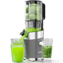 4.9" Extra Wide Feed Chute Cold Press Juicer | Slow Press Technology | Higher Juice Extraction | Quick-Clean System | Premium Kitchen Appliance For Fresh Morning Drinks & Brunch Time​ - US A Type Plug(110-127V) - View 1