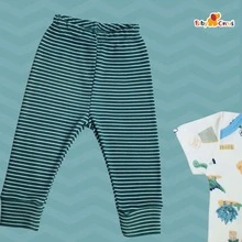 Set Bebe Dinosaurios pañalero + pantalon Baby Circus - Verde Oliva - Ver 3