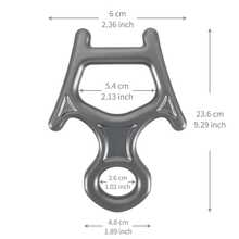 Figure 8 Descender, 35kN Climbing Descender, Heavy Duty 7075 Aluminum For Rappel, Climbing, Mountaineering, Arborist, Caving, Yoga