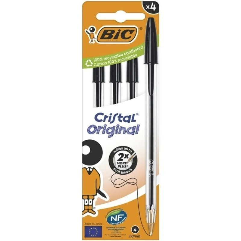 BIC Cristal 原廠原子筆(4 支裝) - 橘色 - 查看 1